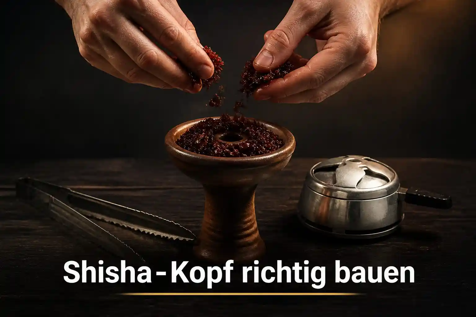 Shisha-Kopf richtig bauen