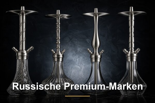 Russische Premium-Shishas im Vergleich: Alpha Hookah, Maklaud, Blade & El Bomber - Russische Premium-Marken im Vergleich | Smoking Bljad