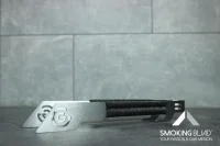 Geomertry Hookah Zange Black Silver