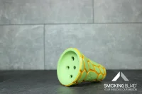 Hooligan Hookah x Kong Bowl Turtles Michaelangelo Orange
