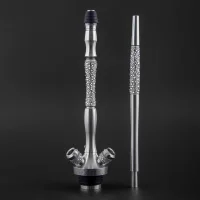 Union Hookah Fibonacci PVD Diamond Silver