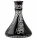 Caesar Crystal Bowl Cone Fan Black